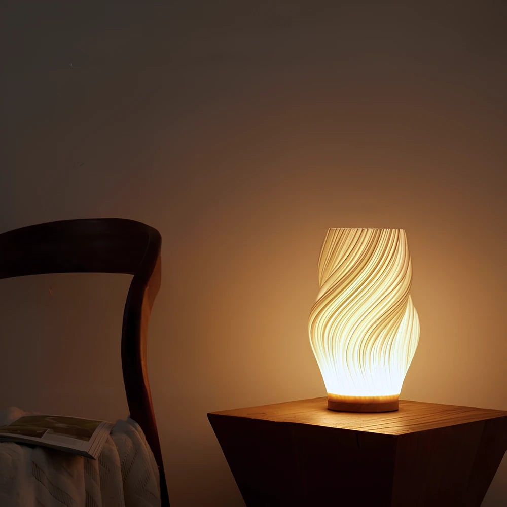 Wave Wood Table Lamp – product image 6