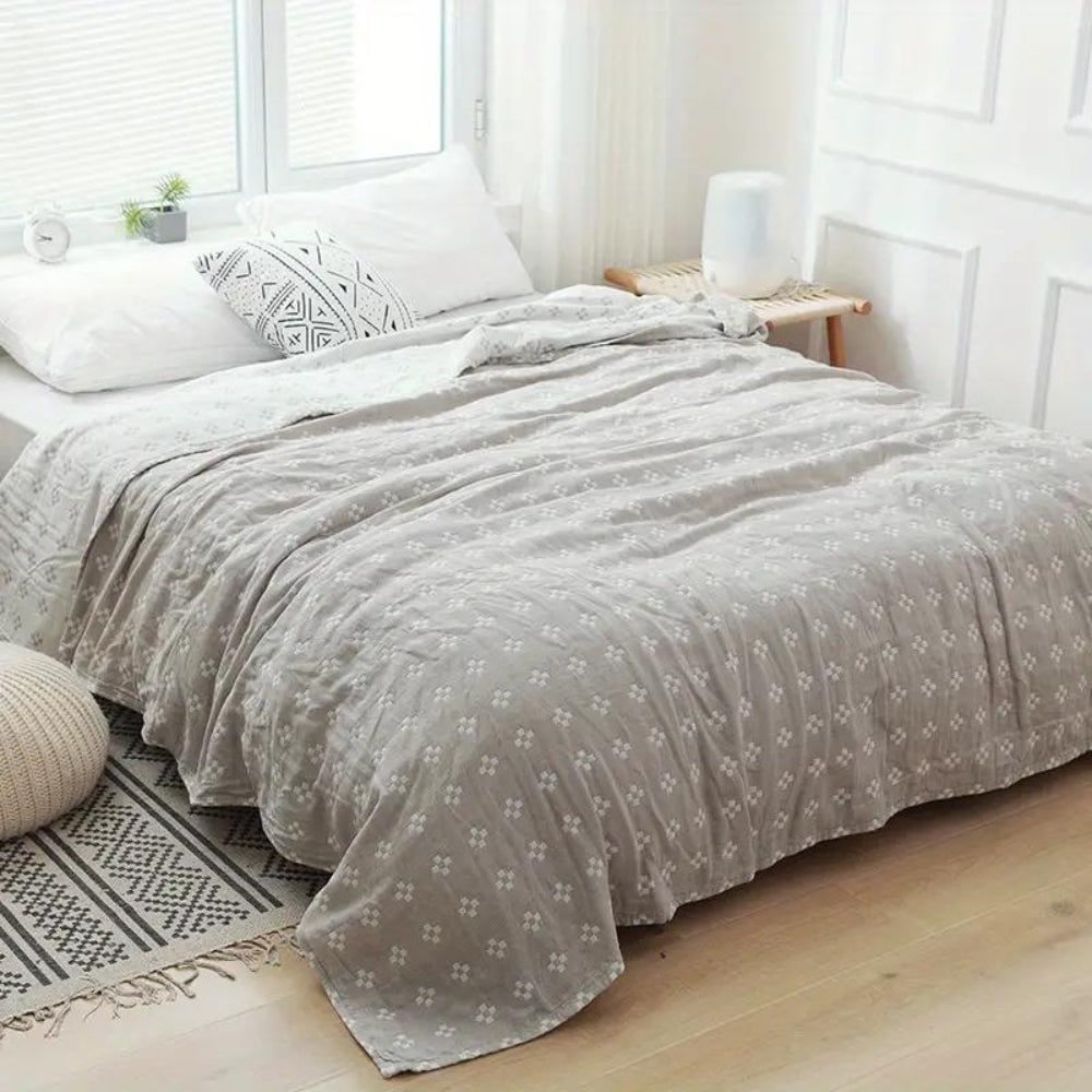Geometric Weave Cotton Throw – product image 5