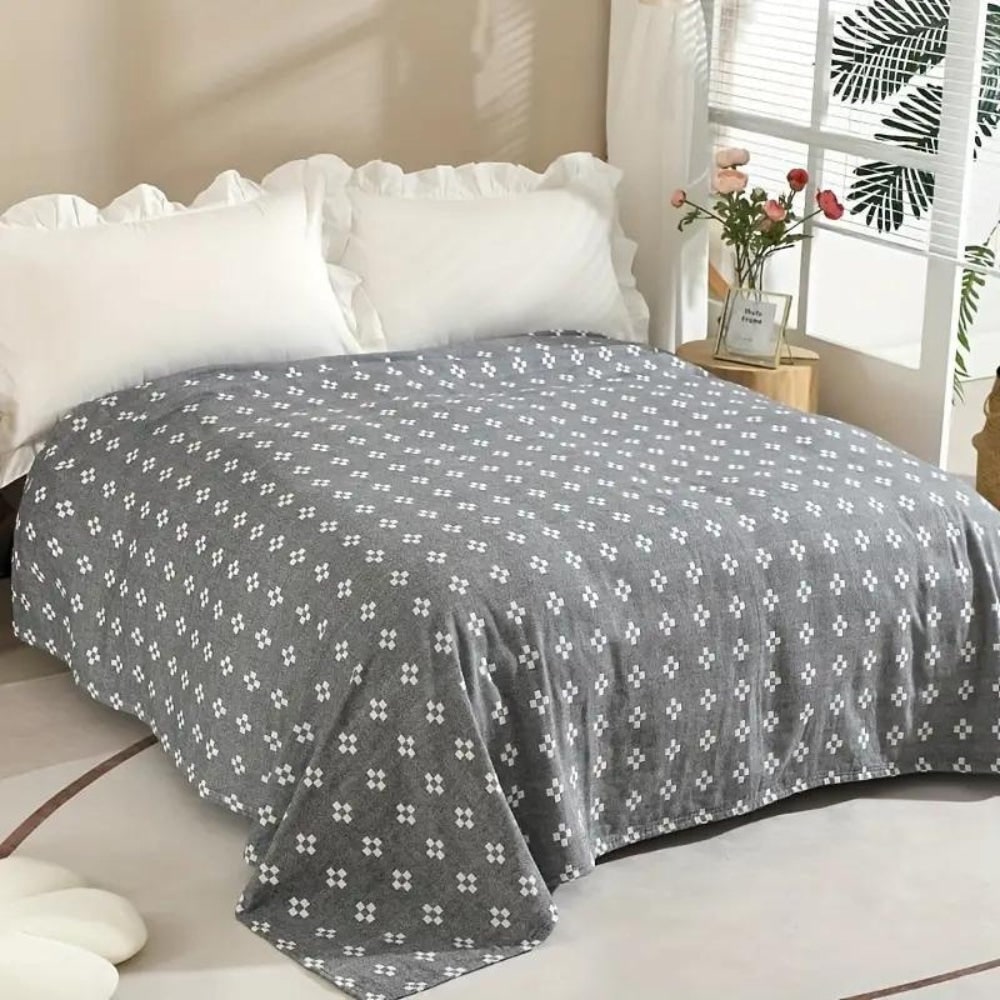 Geometric Weave Cotton Throw – product image 6